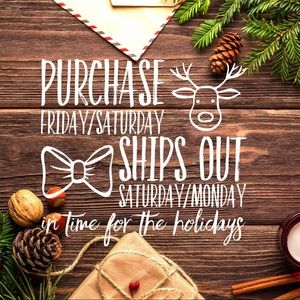 Ships in time for the holidays